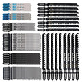 52PCS T Shank Jigsaw Blades Set,BeQell HCS/HSS Jig Saw Blades for Wood, Plastic and Metal Cutting(T118A,T118B,T101AO,T101B,T101BR,T101D,T111C,T11D,T144D,T244D)