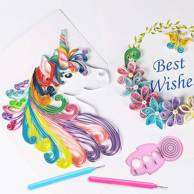 12 Pack Paper Quilling Tools Set, Slotted Needle Pens - Image 7