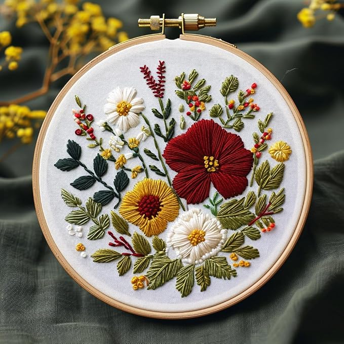Bonroy Embroidery Kit for Beginners - Image 8