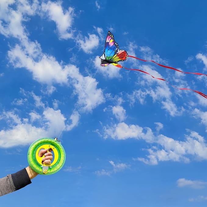 Butterfly Kites for Kids and Adults, 300ft String Handle Included - Image 5