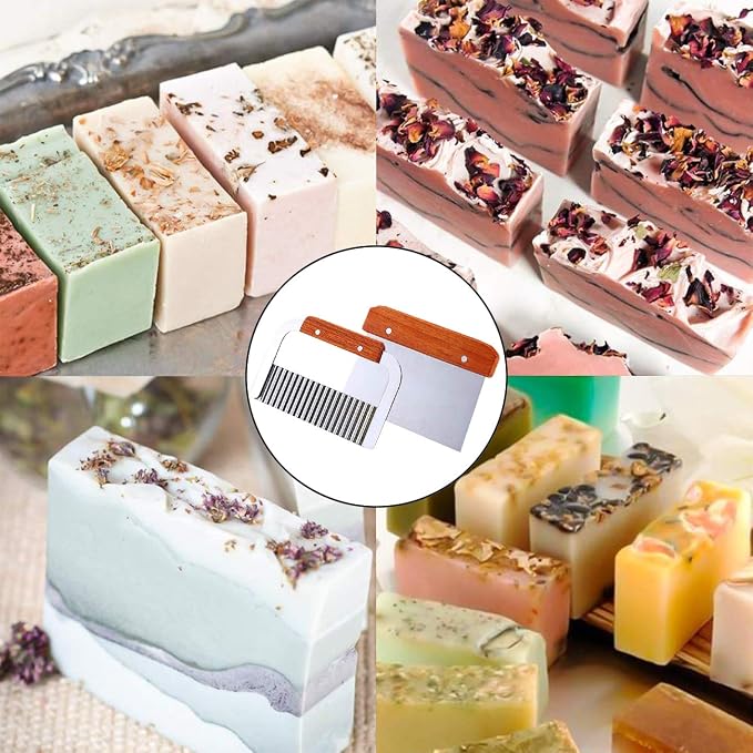 Ogrmar Silicone Soap Molds Kit-42 oz Wooden Silicone Rectangular Mold - Image 5
