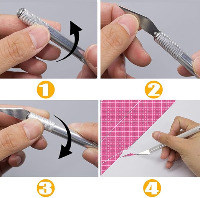 Craft Knife Precision Hobby Knife Kit - Image 5