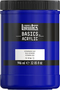 Liquitex BASICS Acrylic Paint, 946ml Jar, Ultramarine Blue by Liquitex