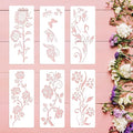 Large Flower Stencils for Painting, and Windows by Felixcraft-DIYDreamscape