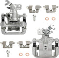 SCITOO Rear Brake Calipers With Bracket 18B5002 18B5003 Fit For Ford For Fusion 06-12 For Lincoln MKZ 07-12 For Lincoln Zephyr 06 For Mazda 6 06-13 For Mercury Milan 06-11 For Pontiac Vibe 09-10