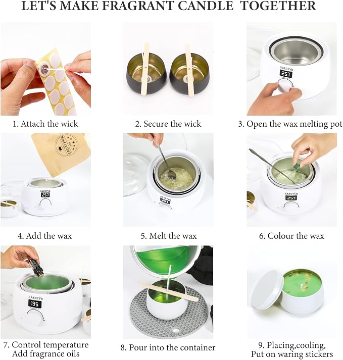 SAEUYVB Complete Candle Making Kit, Candle Making Kit - Image 7