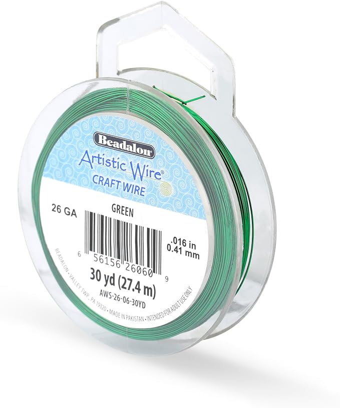 Artistic Wire, 26 Gauge Tarnish Resistant Colored Copper Craft Wire, 30 yd by Unknown