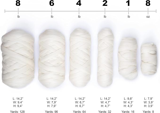Natural 1lb Wool Bulk roving, . Best Wool - Image 6