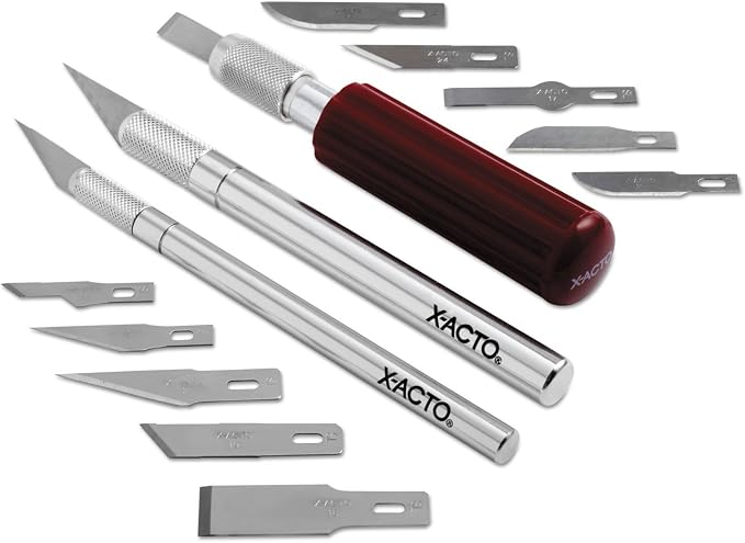 X-ACTO Compression Basic Knife Set, Includes 3 Knives, 13 Blades, Soft Carry - Image 2