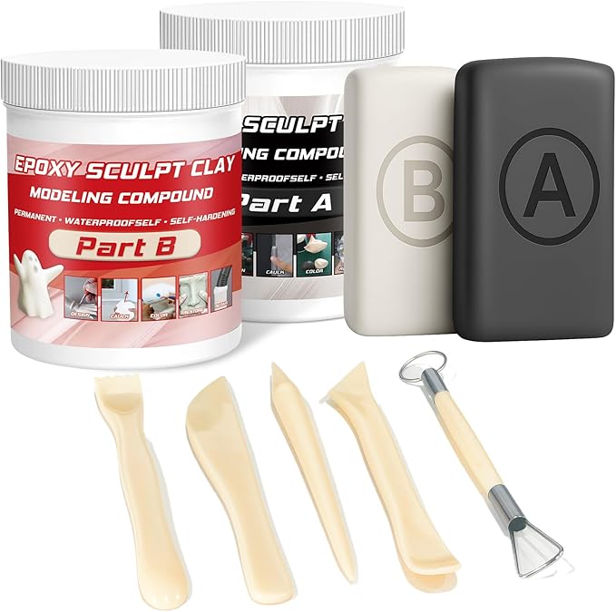 Epoxy Sculpt Clay, Self-Hardening Model Magic Sculpt Epoxy Clay, A&B 2 Part by Practicalityperfectedhere