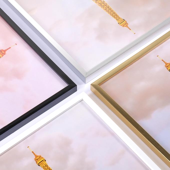 upsimples 4x6 Picture Frame Set of 3, Made of High Definition Glass - Image 7