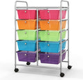 BECOMFORT 10-Drawer Rolling Cart by BECOMFORT