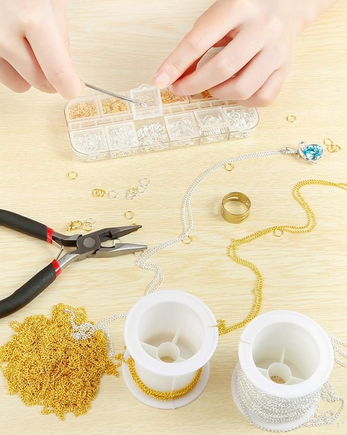 PP OPOUNT 65 Feet Jewelry Chains Necklace Chains 2 mm Jewelry Making Chains - Image 6