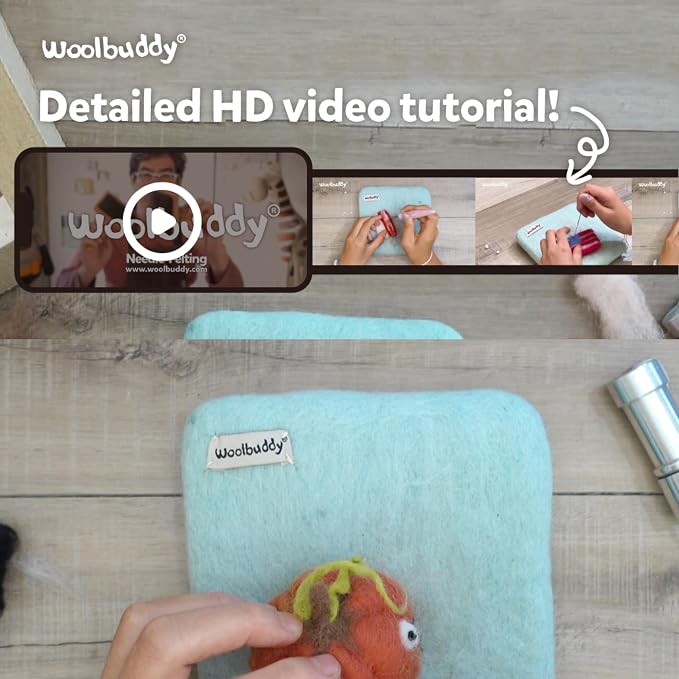 Woolbuddy Needle Felting Starter Kit - Image 6
