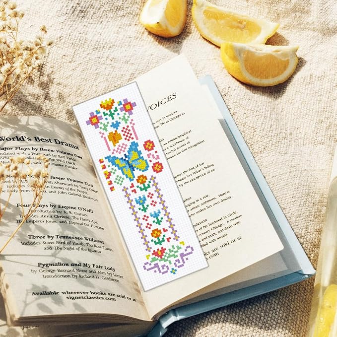 ORIGACH 6 Pcs Cross Stitch Bookmark Kit - Image 7