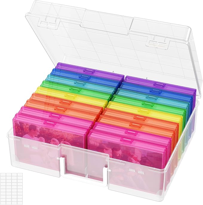 Lifewit 18 Pcs Photo Storage Box, Photo Albums 4x6 Pictures, Acid-Free by Lifewit