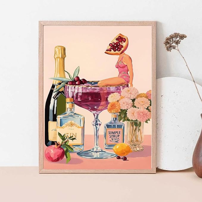 Cocktail Diamond Art Kits for Adults, 5D DIY Diamond Painting Kits for Beginner - Image 3