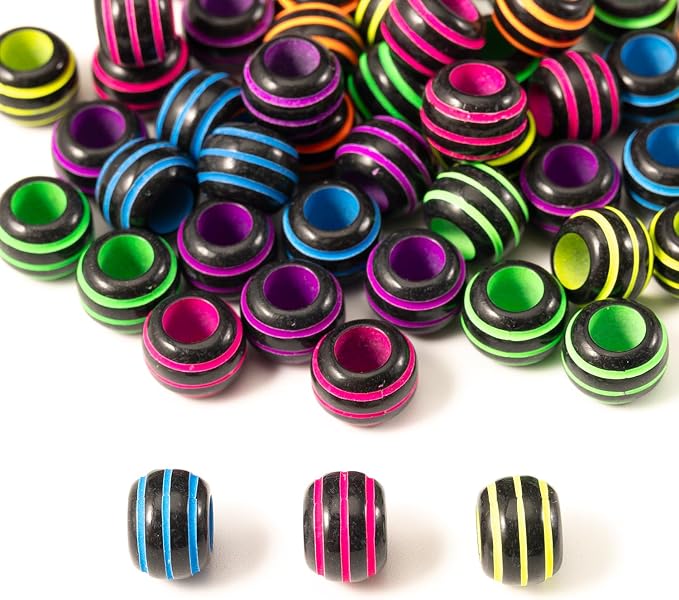 1000Pcs Acrylic Kandi Pony Beads Bulk - Image 2