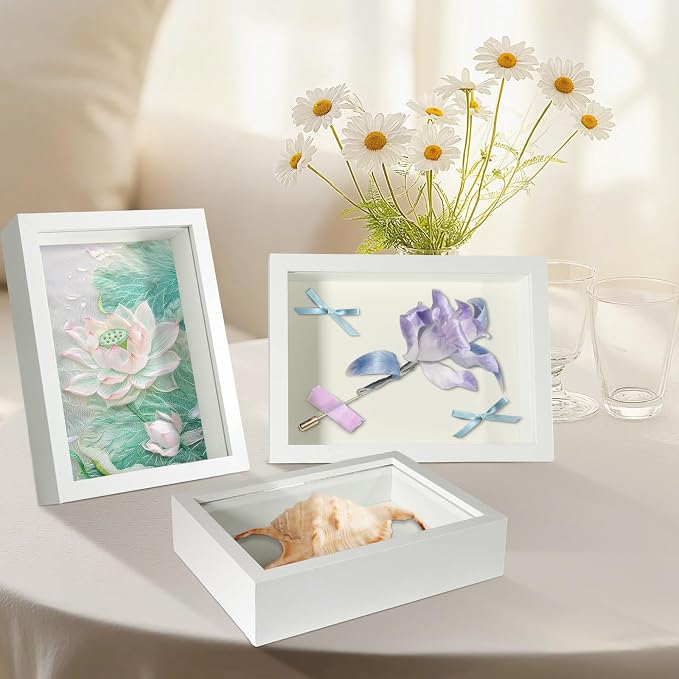 4x6 Small Shadow Box Frame Display Case - Image 5