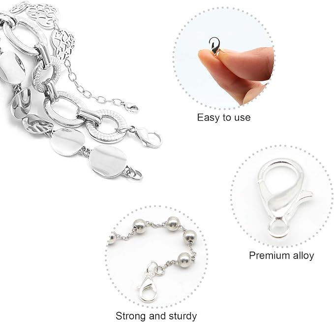 FENGWANGLI Necklace Clasp for Jewelry Making, Bracelet and Keychains - Image 3