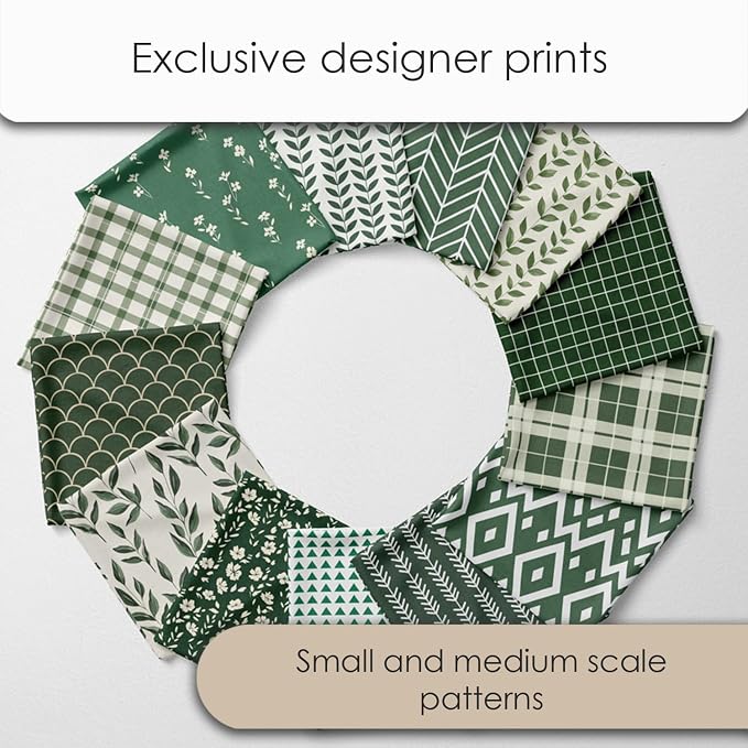 Cotton Satin Patchwork Fabric Panel – 35 Designs, 20×20 cm Squares, Single - Image 3