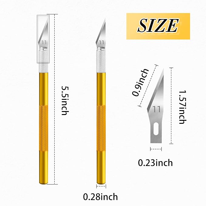 Exacto Knife Craft Knife Hobby Knife 74 Pack - Image 6