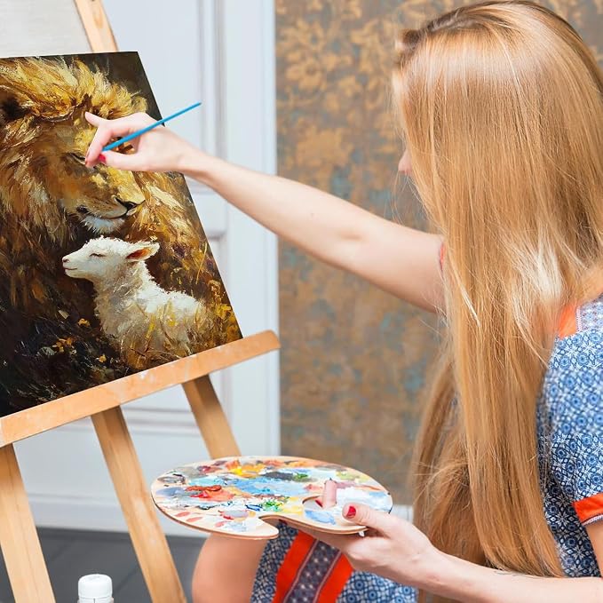 Mrnsiet Lion and Sheep Paint by Number - Image 4