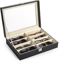 CO-Z Leather Multi Sunglasses Organizer by CO-Z