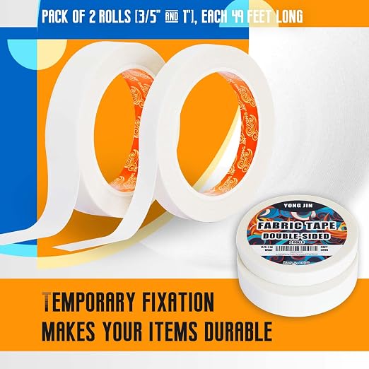 YONGJIN Double-Sided Fabric Tape - Image 2