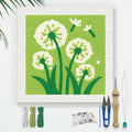 DOODLREAM Dandelion Flower DIY Punch Needle Embroidery Kit by Doodlream