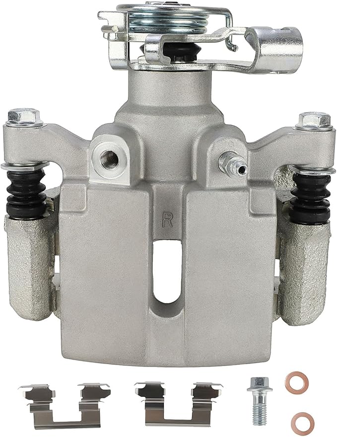 cciyu Rear Right Brake Caliper Assembly w/Bracket 18B4892 For Chevy For Cobalt/For HHR/For Malibu,For Pontiac For G5/For G6/For Pursuit,For Saturn For Aura/For Ion