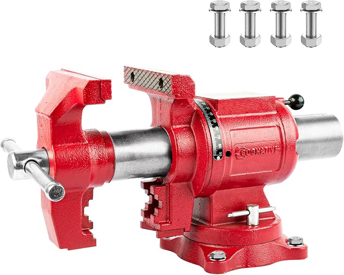 Upgraded UPG 5-Inch Terminal Location Bench Vise by COGNATIVE