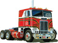 AMT White Freightliner 2-in-1 SC/DD Cabover Tractor 1:25 Scale Model Kit by AMT
