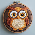 Punch Needle Kits for Beginners Cute Owl 20x20cm-1 | Easy for Beginners Adults by Unknown