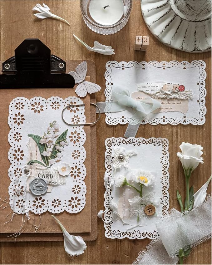 60Pcs Textured Scrapbook Paper Kit - Image 8
