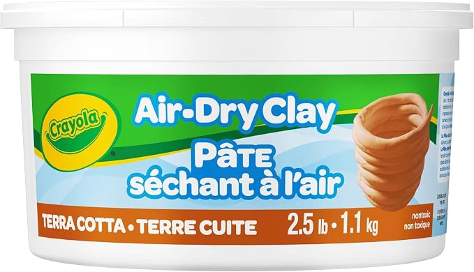 Crayola Air Dry Clay, Terra Cotta No Bake Modeling Clay - Image 6
