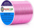 Mandala Crafts 12 Gauge Pink Anodized Aluminum Craft Wire, 60 FT | Colored by MandalaCrafts