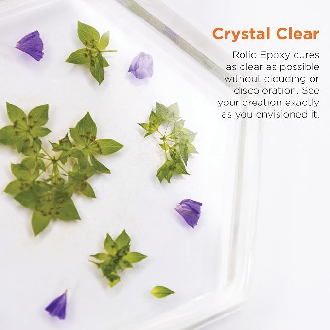 Rolio Epoxy Resin & Mica Powder Bundle, 2 Gallon Clear Casting Kit - Image 2