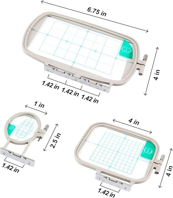 Sew Tech Embroidery Hoops for Brother SE700 PE535 SE600 PE545 SE400 PE570 SE725 - Image 3