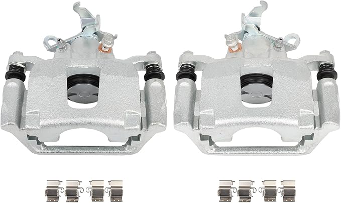 cciyu Rear Left & Right Brake Calipers Assembly w/Bracket 18B5465 18B5464 2012 2013 2014 2015 2016 2017 2018 2019 2020 For Dodge For Journey