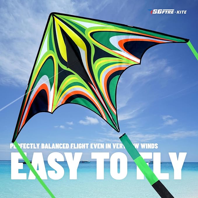 Kite, Large Delta Kites for Kids and Adults, Durable Multifunctional Beach Kite - Image 5
