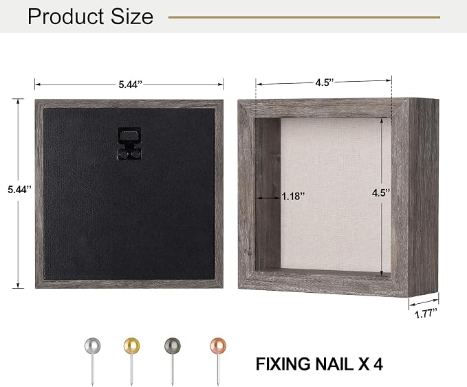 5x5 Small Shadow Box Frame - Image 6