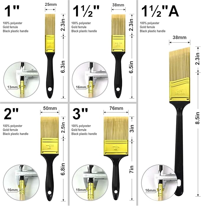 Great Andrew Paint Brushes, Paint Brushes Set - Image 4
