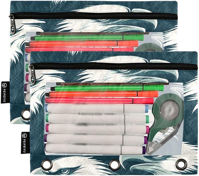 Custom Eagles Head Pencil Pouch - Image 2
