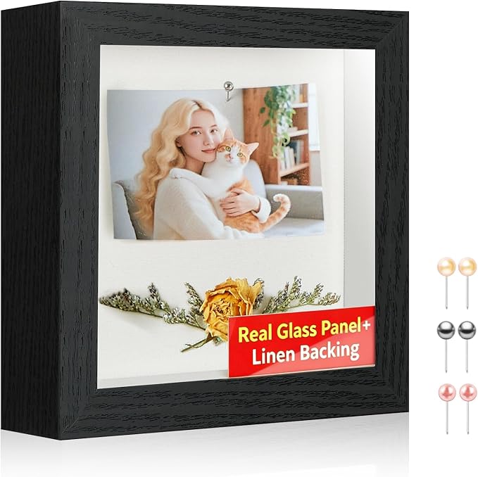 6x6 Small Shadow Box Picture Frame by MUXIUNT