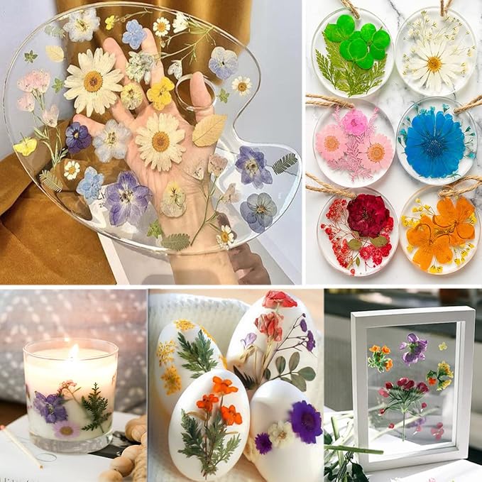 YouthBro Dried Pressed Flowers for Resin Molds, Real Natural Pressed Flowers - Image 4