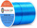 Mandala Crafts 20 Gauge Bondi Blue Anodized Aluminum Craft Wire, 100 FT | by MandalaCrafts
