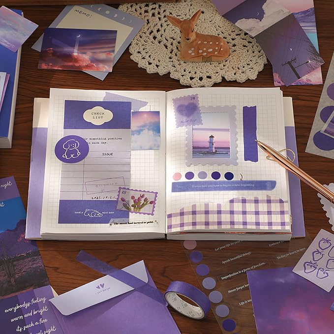 Draupnir Aesthetic Scrapbook Kit, Bullet Junk Journal Kit - Image 5