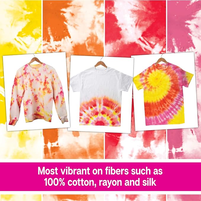 Tulip One-Step Tie-Dye Kit Block Party 16oz 8 Color Tie Dye, As Detailed - Image 4