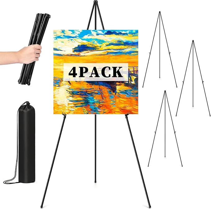 Easel Stand for Sign, Lightweight Adjustable Tripod Art Easel Stand for Wedding by Unknown
